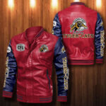 Hamilton Tiger-Cats Leather Bomber Jacket