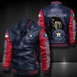 Houston Astros Leather Bomber Jacket