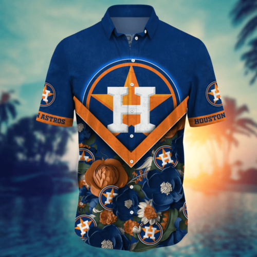 Houston Astros MLB Flower Hawaii Shirt And Tshirt For Fans, Custom Summer Football Shirts
