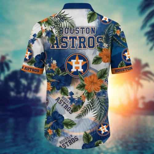 Houston Astros MLB Flower Hawaii Shirt   For Fans, Summer Football Shirts