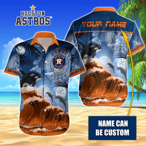 Houston Astros MLB-Hawaiian Shirt Custom  For Men Women