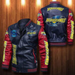 Hurricanes Rugby Leather Bomber Jacket