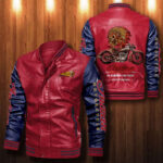 Indian Motorcycle Leather Bomber Jacket