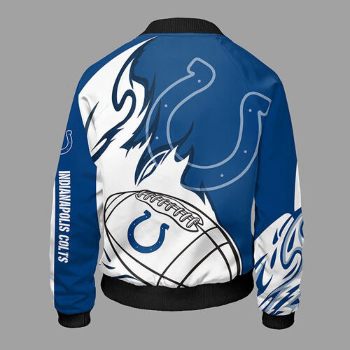 Indianapolis Colts Blue Bomber Jacket