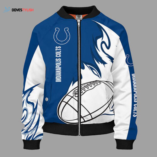 Indianapolis Colts Blue Bomber Jacket