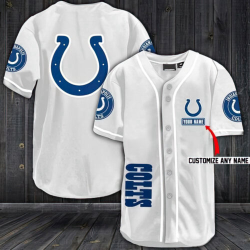 Indianapolis Colts NFL Baseball Jersey Shirt  For Fans