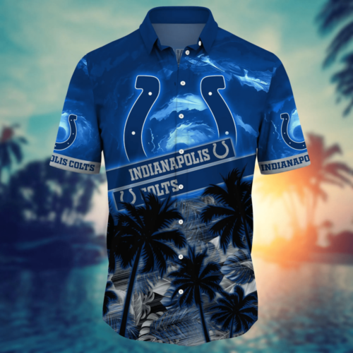 Indianapolis Colts NFL Flower Hawaii Shirt   For Fans, Summer Football Shirts
