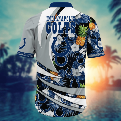 Indianapolis Colts NFL Flower Hawaii Shirt  For Fans, Summer Football Shirts