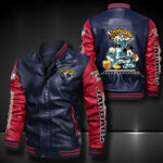 Jacksonville Jaguars Leather Bomber Jacket