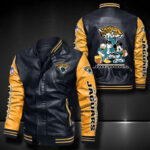 Jacksonville Jaguars Leather Bomber Jacket