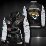 Jacksonville Jaguars Leather Bomber Jacket