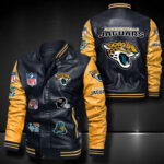 Jacksonville Jaguars Leather Bomber Jacket