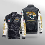 Jacksonville Jaguars Leather Bomber Jacket