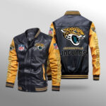 Jacksonville Jaguars Leather Bomber Jacket