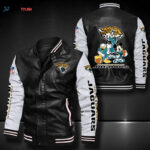 Jacksonville Jaguars Leather Bomber Jacket