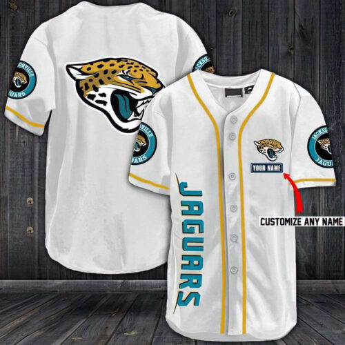 Jacksonville Jaguars NFL Baseball Jersey Shirt  For Men Women