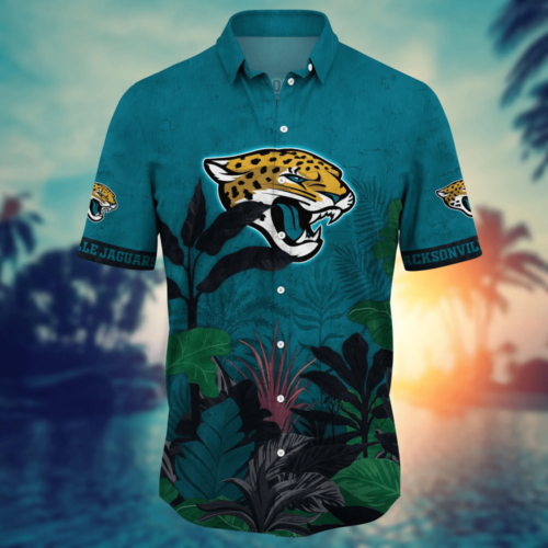 Jacksonville Jaguars NFL Flower Hawaii Shirt   For Fans, Summer Football Shirts