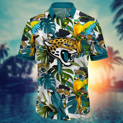 Jacksonville Jaguars NFL Flower Hawaii Shirt  For Fans, Summer Football Shirts