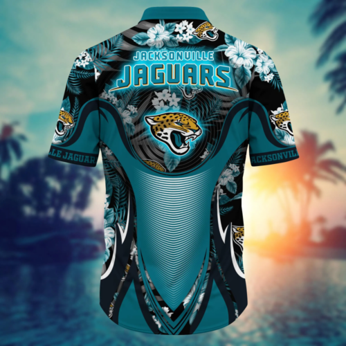 Jacksonville Jaguars NFL Flower Hawaii Shirt   For Fans, Summer Football Shirts