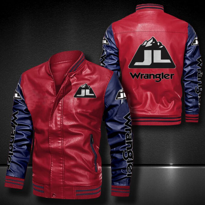 Jeep Wrangler Leather Bomber Jacket