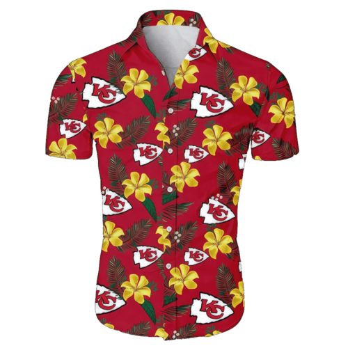 Kansas City Chiefs KCC Tropical Flower Hawaiian Shirt Gift For Fans