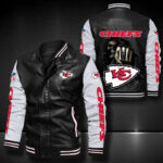 Kansas City Chiefs Leather Bomber Jacket