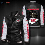 Kansas City Chiefs Leather Bomber Jacket