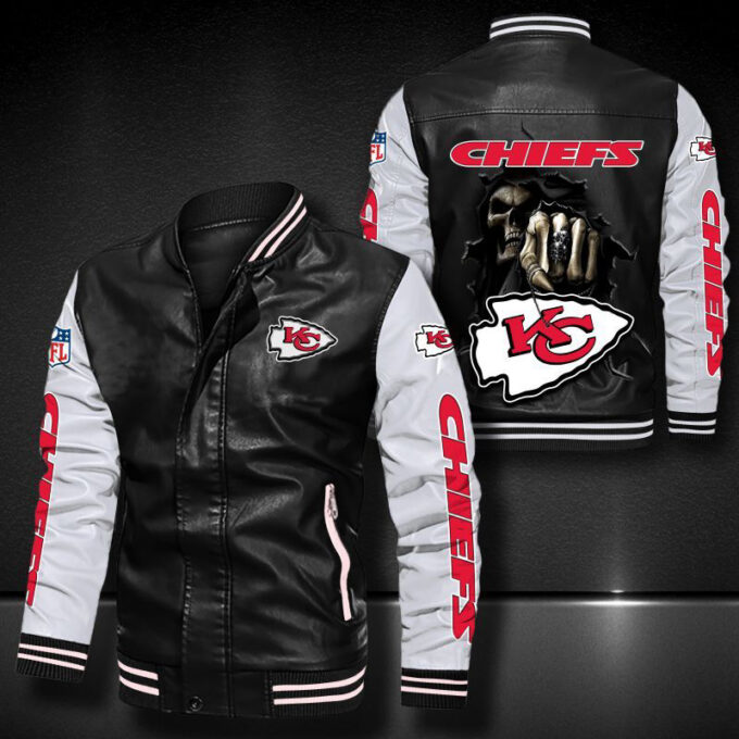 Kansas City Chiefs Leather Bomber Jacket