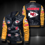 Kansas City Chiefs Leather Bomber Jacket