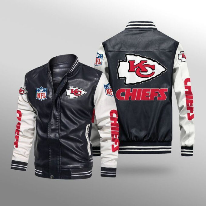 Kansas City Chiefs Leather Bomber Jacket