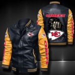 Kansas City Chiefs Leather Bomber Jacket