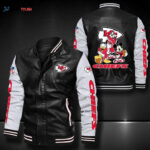 Kansas City Chiefs Leather Bomber Jacket