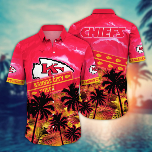 Kansas City Chiefs NFL Flower Hawaii Shirt   For Fans, Summer Football Shirts