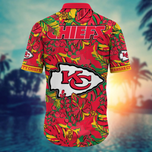 Kansas City Chiefs NFL Flower Hawaii Shirt   For Fans, Summer Football Shirts