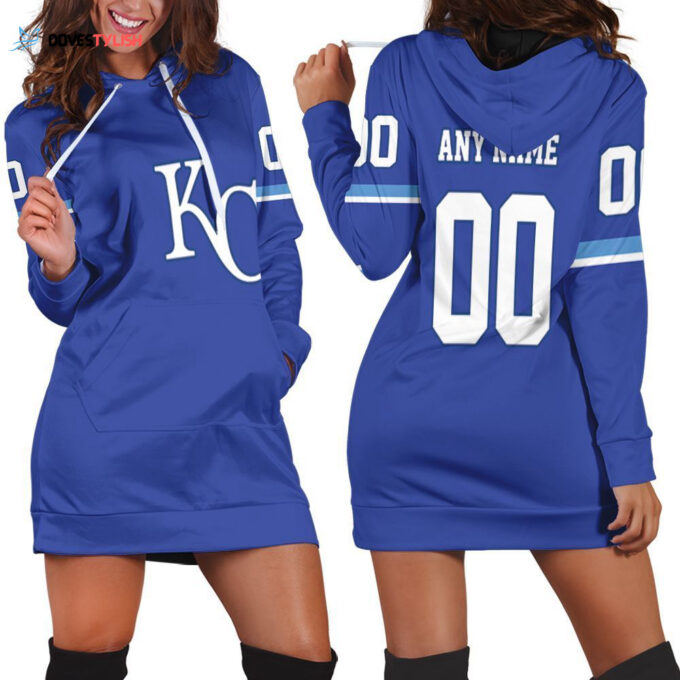 Kansas City Royals Hoodie Dress For Women