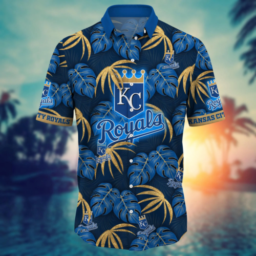 Kansas City Royals MLB Flower Hawaii Shirt   For Fans, Summer Football Shirts
