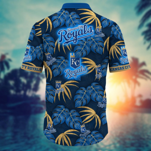 Kansas City Royals MLB Flower Hawaii Shirt   For Fans, Summer Football Shirts