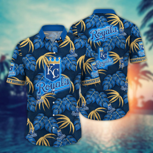 Kansas City Royals MLB Flower Hawaii Shirt   For Fans, Summer Football Shirts
