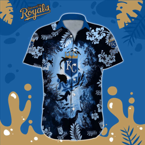 Kansas City Royals MLB-Hawaiian Shirt Custom  For Men Women