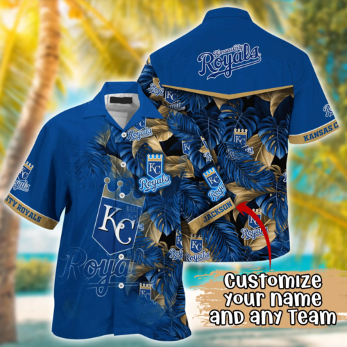 Kansas City Royals MLB Summer Hawaii Shirt And TShirt, Custom Football Shirts