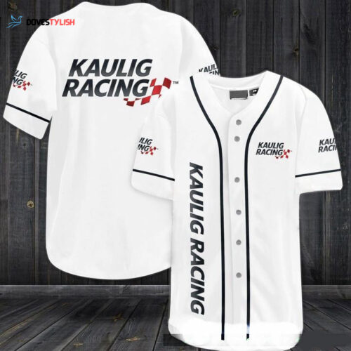 Kaulig Racing Team Baseball Jersey Shirt