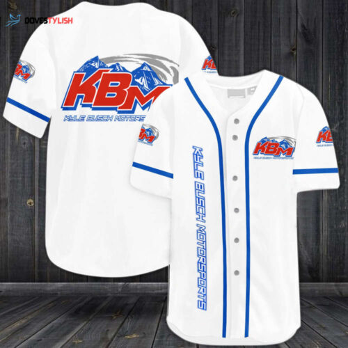 Kbm Kyle Busch Motorsports Racing Team Baseball Jersey 572