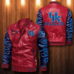 Kentucky Wildcats Leather Bomber Jacket