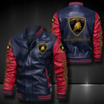 Lamborghini Leather Bomber Jacket