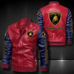 Lamborghini Leather Bomber Jacket