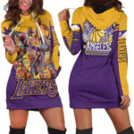 Legend Of Los Angeles Lakers Hoodie Dress For Women