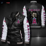 Los Angeles Angels Leather Bomber Jacket