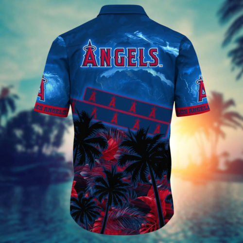 Los Angeles Angels MLB Flower Hawaii Shirt  For Fans, Summer Football Shirts