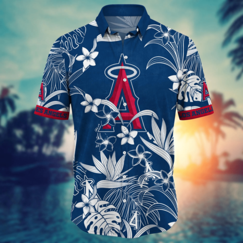 Los Angeles Angels MLB Flower Hawaii Shirt And Tshirt For Fans, Summer Football Shirts