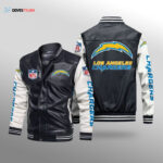 Los Angeles Chargers Leather Bomber Jacket